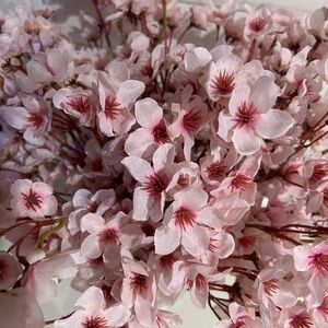 Pink Cherry Blossom Artificial Flowers (16 stems)